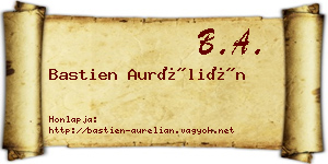 Bastien Aurélián névjegykártya